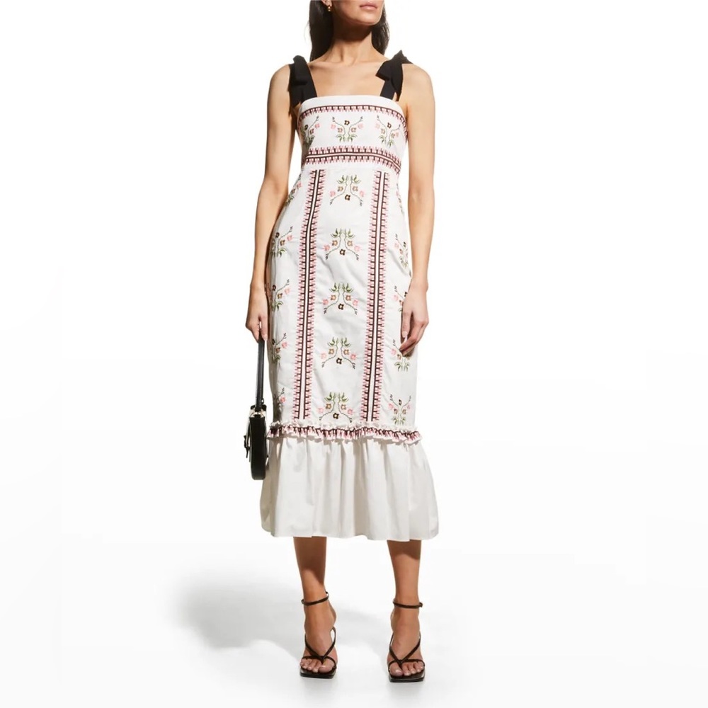 Lug Von Siga Greta Embroidered Dress, Sz 40, Sz M/L